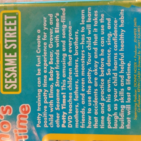 Sesame Street Elmo's Potty Time My First Moments Learning DVD Video 2006 Used - Picture 3 of 7